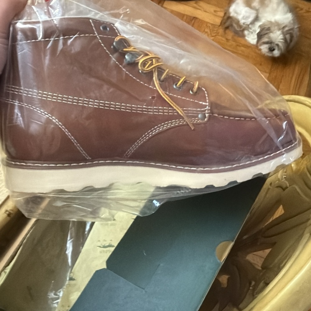 GOLDEN FOX Brown Leather Men's Boots